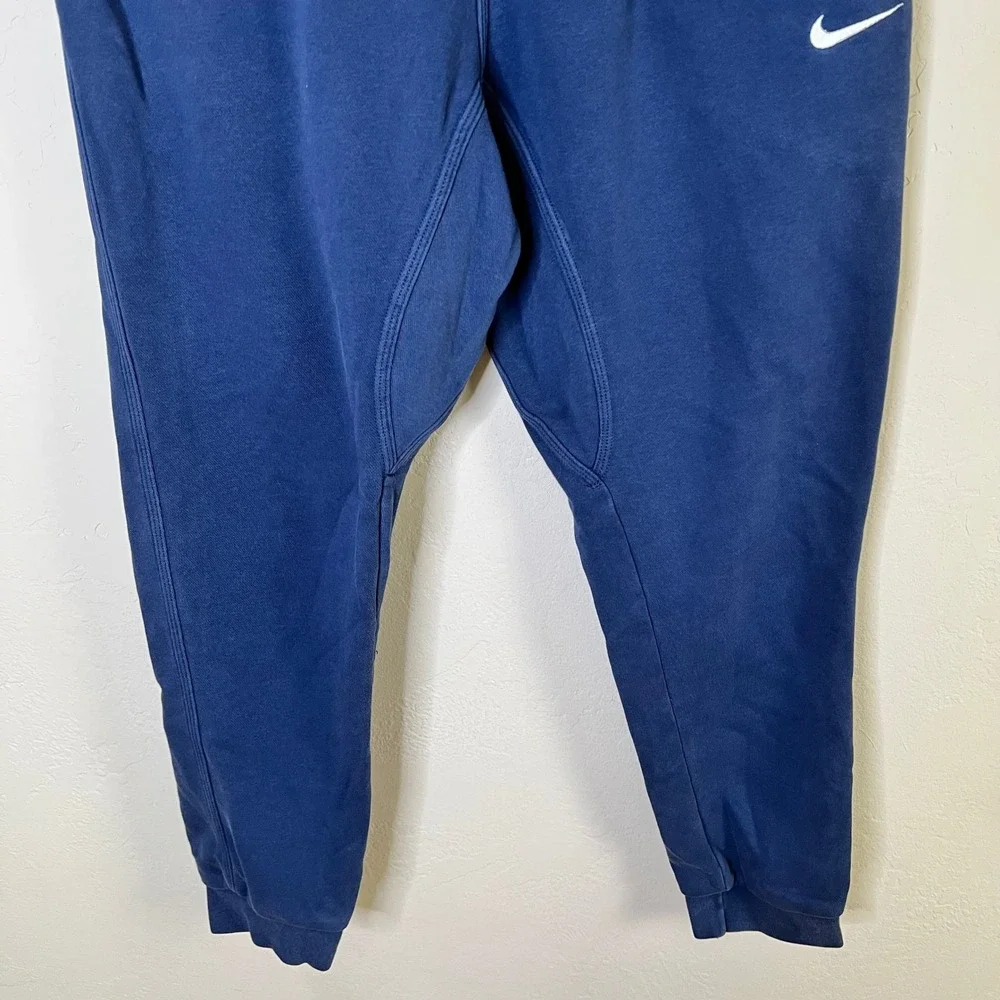 Nike Sweatpants Club Fleece Joggers Mens Size Large Navy Blue 826431-410